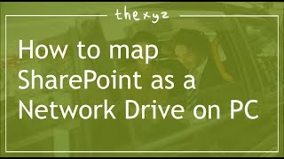 How to map SharePoint as a Network Drive on PC [upl. by Artenak]