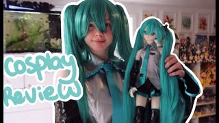 Hatsune Miku Cosplay Review amp Try On Miccostumes [upl. by Maura]