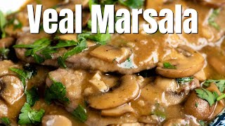 Veal Marsala Scaloppine al Marsala [upl. by Relluf]