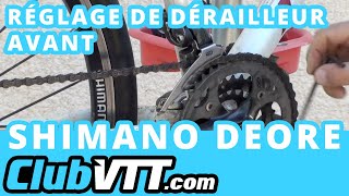 Réglage précis de dérailleur avant vtt  025M [upl. by Erdreid]