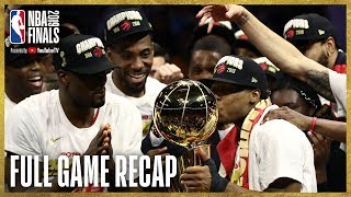 RAPTORS vs WARRIORS  Toronto Wins First NBA Championship  NBA Finals Game 6 [upl. by Odab]