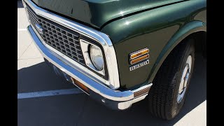 1972 Chevrolet Cheyenne C20  Test drive [upl. by Tuhn]