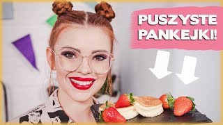 Puszyste JAPOŃSKIE NALEŚNIKI czyli Fluffy Pancakes Jak zrobić  Sugarlady [upl. by Nawed]