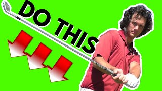 How to SHALLOW the golf club for GREAT ball striking You need this golf tip to hit it crispy [upl. by Eniak]