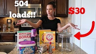 HOW TO MAKE YOUR OWN LAUNDRY DETERGENT DIY LAUNDRY DETERGENT RECIPE [upl. by Gordy763]