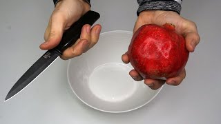 How To Peel a Pomegranate The Fast Way [upl. by Yerocaj]