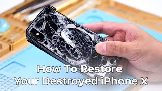 iPhone X Restoration  More Than Board Swap [upl. by Etnad74]