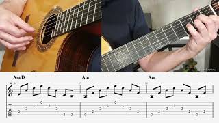 Is There Anybody Out There Guitar Lesson with Guitar Pro Tab Pink Floyd [upl. by Heigl233]