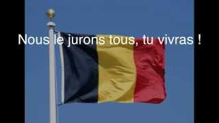 La Brabançonne  Hymne National Belge  Belgian National Anthem  ParolesLyrics [upl. by Atterys685]