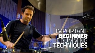 5 Beginner Drumming Techniques with Mike Michalkow [upl. by Jen]