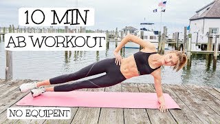 10 Minute Model Ab Routine  Model Workouts  Sanne Vloet [upl. by Kaylee]