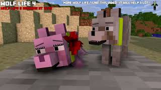 Wolf Life 5  Craftronix Minecraft Animation [upl. by Nareht]