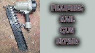 How to repair a leaking air nail gun [upl. by Berkley929]