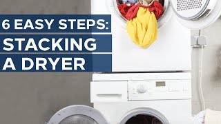 How to Stack Your Washer and Dryer  Sears [upl. by Nesahc171]