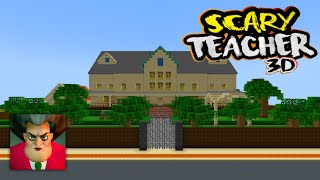 SCARY TEACHER 3D HOUSE IN MINECRAFT [upl. by Seadon928]