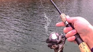 Spinning Reel Line Tangles Knots amp Loops  Basic Fishing Tips [upl. by Yurt77]