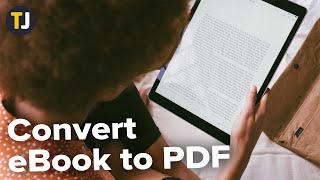 How to Convert eBook to PDF [upl. by Llehsor]