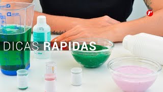 DICAS RÁPIDAS  Como fazer Slime [upl. by Lurleen]