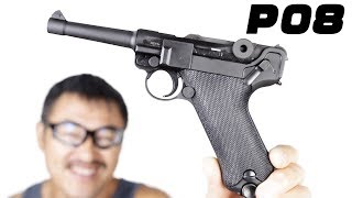 ルガー P08 ドイツ帝国制式採用 自動拳銃 タナカ HW ガスガン レビュー [upl. by Naam]