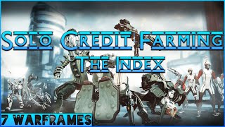 Best Warframes to Solo The Index  Warframe Credit Farming Guide [upl. by Nalak]