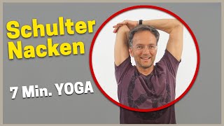 Verspannungen Schulter amp Nacken lösen  7 Minuten YOGABASICS [upl. by Ariad]