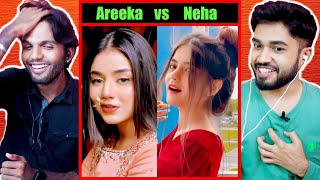 Areeka Haq vs Neha Jethwani  TikTok Comparison [upl. by Lluj]