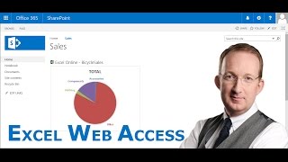 Add a Live Excel Chart to SharePoint with the Excel Web Access Web Part [upl. by Glennis]