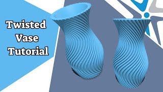 Shapr3D Twisted Vase Tutorial [upl. by Jannel451]