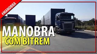 Manobra com Bitrem 9 Eixos [upl. by Rannug290]