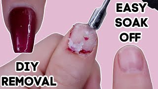 REMOVE ACRYLIC NAILS AT HOME WITH HAND FILE ONLY SOAK OFF NAIL TUTORIAL  DIY [upl. by Nylegna52]