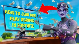 How to JOIN amp PLAY Fortnite Scrims in Chapter 2 How to Join Console Scrims too [upl. by Anigriv]