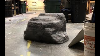 Prop Building  Styrofoam Rock [upl. by Aivatahs]