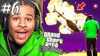 HELICOPTER vs RPG  GTA San Andreas Part 6 [upl. by Davita399]