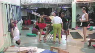 A medical yoga class with Dr Geeta S Iyengarmov [upl. by Nikolia]