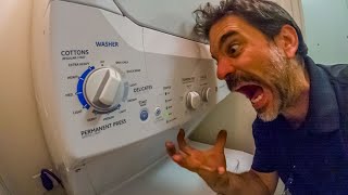 GE Washing Machine Lights Flashing  Fills Starts then Stops [upl. by Nance]