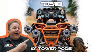 LOUDEST PODS EVER DS18 Tech Talk  10quot TOWER MARINE SPEAKERS [upl. by Festus]