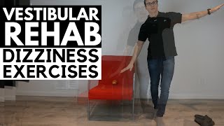 20 Dizziness Exercises For Home Vestibular Rehab  Dr Jon Saunders [upl. by Aklog]