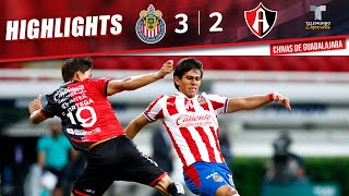 Highlights amp Goals  Chivas vs Atlas 32  Telemundo Deportes [upl. by Dollie57]