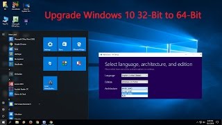 How to Upgrade Windows 10 32Bit to 64Bit Free [upl. by Ettennig]