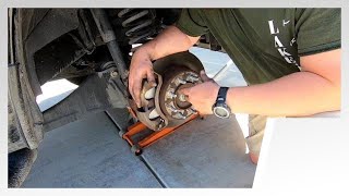 How To Change Front Brake Pads  Dodge Ram 2500  20112019 [upl. by Suirtimed894]