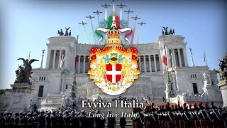 Il Canto degli Italiani The Song of the Italians 1847 Current Anthem of Italy ALL THE 6 VERSES [upl. by Cody505]