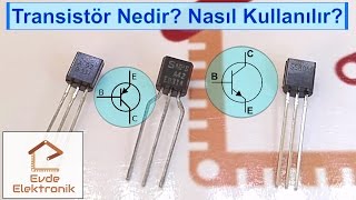 Transistör Nedir Nasıl Çalışır Nasıl Kullanılır BJT 13 11 [upl. by Yale]