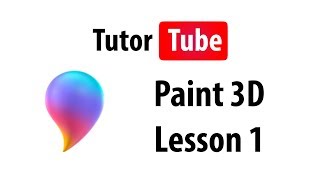 Paint 3D Tutorial  Lesson 1  Interface [upl. by Denna]