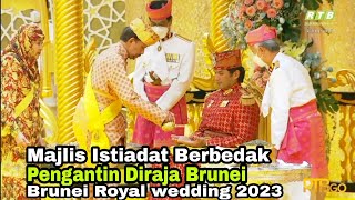 MAJLIS ISTIADAT BERBEDAK PENGANTIN DIRAJA BRUNEI 2023M [upl. by Macfadyn916]