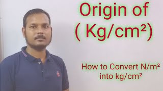 How to Convert N\M2 into kg\cm2 [upl. by Xavier767]