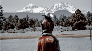 God’s Country  Western Riding Music Video [upl. by Yellat]