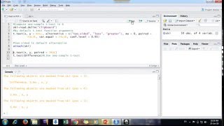 Paired t test in R Studio [upl. by Ludmilla]