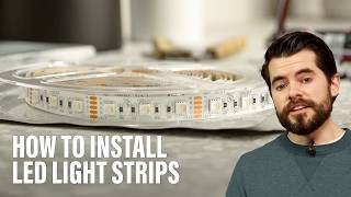 How to Install LED Light Strips [upl. by Fanni]