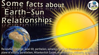 Some facts about Earth–Sun Relationships [upl. by Lydell]