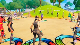 The BEST Emote Battle in Party Royale [upl. by Ahsienek]